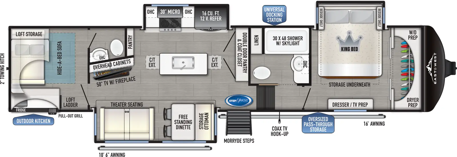 Blackthorn 3700BH-OK Floorplan